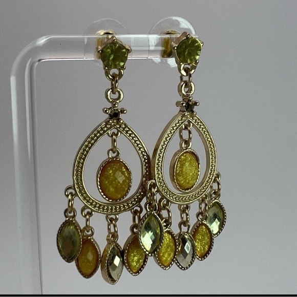 Vintage Dangle Chandelier Earrings - Picture 7 of 8